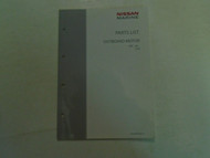 Nissan Marine Outboard Motor NSF 2A•3.5A Parts List/Catalog OEM No. 002N21052-0