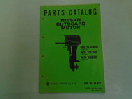 Nissan Marine Outboard Motor NS 9.9D2/15D2/18E2 Parts Catalog Manual #627 OEM