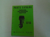 Nissan Marine Outboard Motor NS 60B•NS 70B Parts Catalog Manual OEM