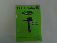 Nissan Marine Outboard Motor NS 5B NS 5BS Parts Catalog Manual Pub. # M-572
