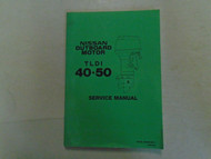 Nissan Marine TLDI 40•50 Outboard Motor Service Repair Manual Factory 020901400