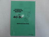 Nissan Marine Outboard Motor TLDI 40 50 Service Repair Shop Manual 003N21050-1