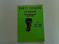 Nissan Marine Outboard Motor TLDI 40B•50B•70B•90B Parts Catalog Manual OEM