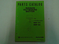 Nissan Outboard Motor NSF 4A 5A Parts Catalog Manual FACTORY OEM Book Used ***
