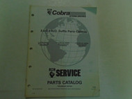 OMC Cobra Stern Drives 3.0/3.0 H.O. Suffix Parts Catalog Outboard Marine OEM