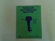 Nissan Outboard Motor NSF 9.9, 12, 15 & 18 Service Manual OEM M- 221 M-9017200