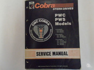 OMC Cobra Stern Drives PWC PWS Models 4 6 8 Cylinder Service Manual OEM