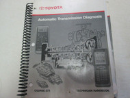 Toyota Automatic Transmission Diagnosis Technician Handbook Course 273 OEM