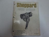 Sheppard Power Steering Service Repair Shop Manual STAINED WORN FACTORY OEM DEAL