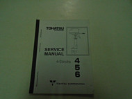 Tohatsu Outboard 4-Stroke 4•5•6 Outboard Motor Service Manual No. 003-21034-1