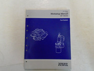 Volvo Penta Boats Workshop Manual "BY" Models Fuel System 7797453-9 7-1998 OEM