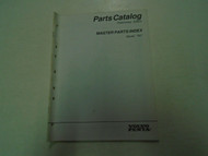 Volvo Penta Parts Catalog MASTER PARTS INDEX Model "NC" P/N 7797150-5 Boat OEM