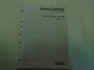 Volvo Penta Parts Catalog 5.8 FL, 5.8 Fi, 5.8 FSi Model "NC" P/N 7797120-8