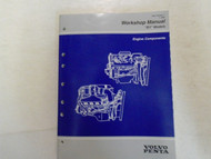 Volvo Penta Workshop Manual "BY" Models Engine Components OEM 7797451-7 1998