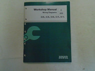 Volvo Penta Workshop Manual Wiring Diagrams C2(0) 3.0L, 4.3L, 5.0L, 5.7L, 8.1L