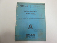 Wacker Rammer GVR 151Y Instruction Parts Repair Manual STAINED WATER FACTORY OEM