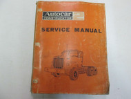 White Motor Corporation Autocar Construcktor 2 Service Repair Manual WORN FADED