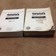 2000 Cadillac Deville Early Edition Repair Service Shop Manual Set OEM Factory