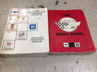 1988 Chevrolet Chevy CORVETTE Service Shop Repair Manual Set W Driveability Bk