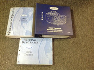 2006 Ford Taurus Service Shop Repair Workshop Manual Set W EWD & TRANSAXLE BOOK