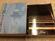 2006 Ford Mustang Gt Cobra Mach Service Shop Repair Manual SET W PCED POWERTRAIN