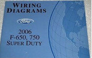 2006 Ford F-650 750 Truck WIRING Diagrams Service Shop Repair Manual EWD CUMMINS