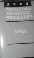 2006 DODGE VIPER Powertrain Diagnostic Procedures Manual Book PCED OEM 2006