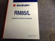2006 2007 Suzuki RM85/L RM 85/L RM85K6 K6 Service Shop Manual # 99011-02B81-03A