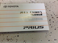 2005 TOYOTA PRIUS Owners Manual FACTORY DEALERSHIP NICE TOYOTA OEM GLOVE BOX