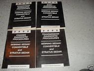 2005 Sebring Convertible Stratus Sedan DIAGNOSTICS Service Shop Repair Manual