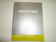 2005 MITSUBISHI Montero Electrical Supplement Manual FACTORY OEM BOOK 05 DEAL
