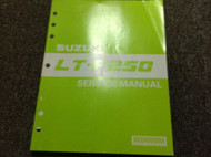 1989 1990 1991 Suzuki LTF250 LT F250 Service Shop Repair Manual x 995004209801e