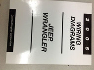 2005 JEEP WRANGLER Electrical Wiring Diagrams Troubleshooting Manual EWD MOPAR