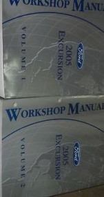 2005 FORD Excursion TRUCK Service Shop Repair Manual Set BRAND NEW FACTORY 2 VOL