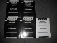 2005 Dodge Durango Service Repair Shop Manual Set W Electrical Wiring Diagram