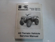 2004 Kawasaki Prairie 700 4x4 KVF 700 4x4 ATV Service Repair Shop Manual NEW