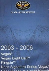 2005 2006 POLARIS VICTORY VEGAS 8 BALL KINGPIN NESS Service Shop Repair Manual