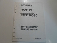 2004 Yamaha XVS11V California Models XVS1100SC Supplementary Service Manual OEM