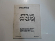 2004 Yamaha XV17AS XV17ASS XV17ATS Supplementary Service Manual FACTORY OEM 04