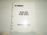 2004 Yamaha FZ6-SS FZ6-SSC Service Repair Shop Manual FACTORY OEM BOOK 04 x