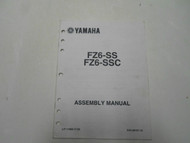 2004 Yamaha FZ6 SS FZ6 SSC Assembly Manual FACTORY OEM BOOK 04 DEALERSHIP