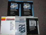 2004 TOYOTA RAV4 RAV 4 Service Shop Repair Manual Set OEM 04 W EWD + MORE