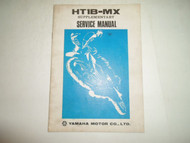 1972 Yamaha HT1B-MX Supplementary Service Manual STAINED FACTORY OEM BOOK 72