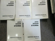 2004 Nissan XTERRA Service Repair Shop Manual 5 VOLUME SET FACTORY BRAND NEW