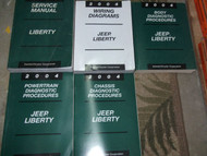 2004 JEEP LIBERTY Service Shop Repair Manual SET OEM DEALERSHIP BOOKS HUGE NICE