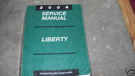 2004 JEEP LIBERTY Service Shop Repair Manual OEM DEALERSHIP OEM BOOK 04