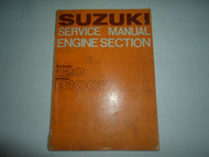 1967 Suzuki 120 B100P Engine Section Service Repair Shop Manual DAMAGED STAINED