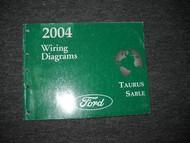 2004 FORD TAURUS & MERCURY SABLE Electrical Wiring Diagram Service Shop Manual
