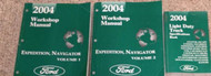 2004 FORD EXPEDITION & LINCOLN NAVIGATOR Shop Repair Service Manual SET W SPECS