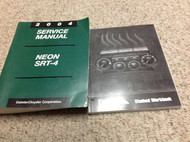 2004 DODGE NEON SRT 4 Service Repair Shop Manual Set Factory W Training Book OEM